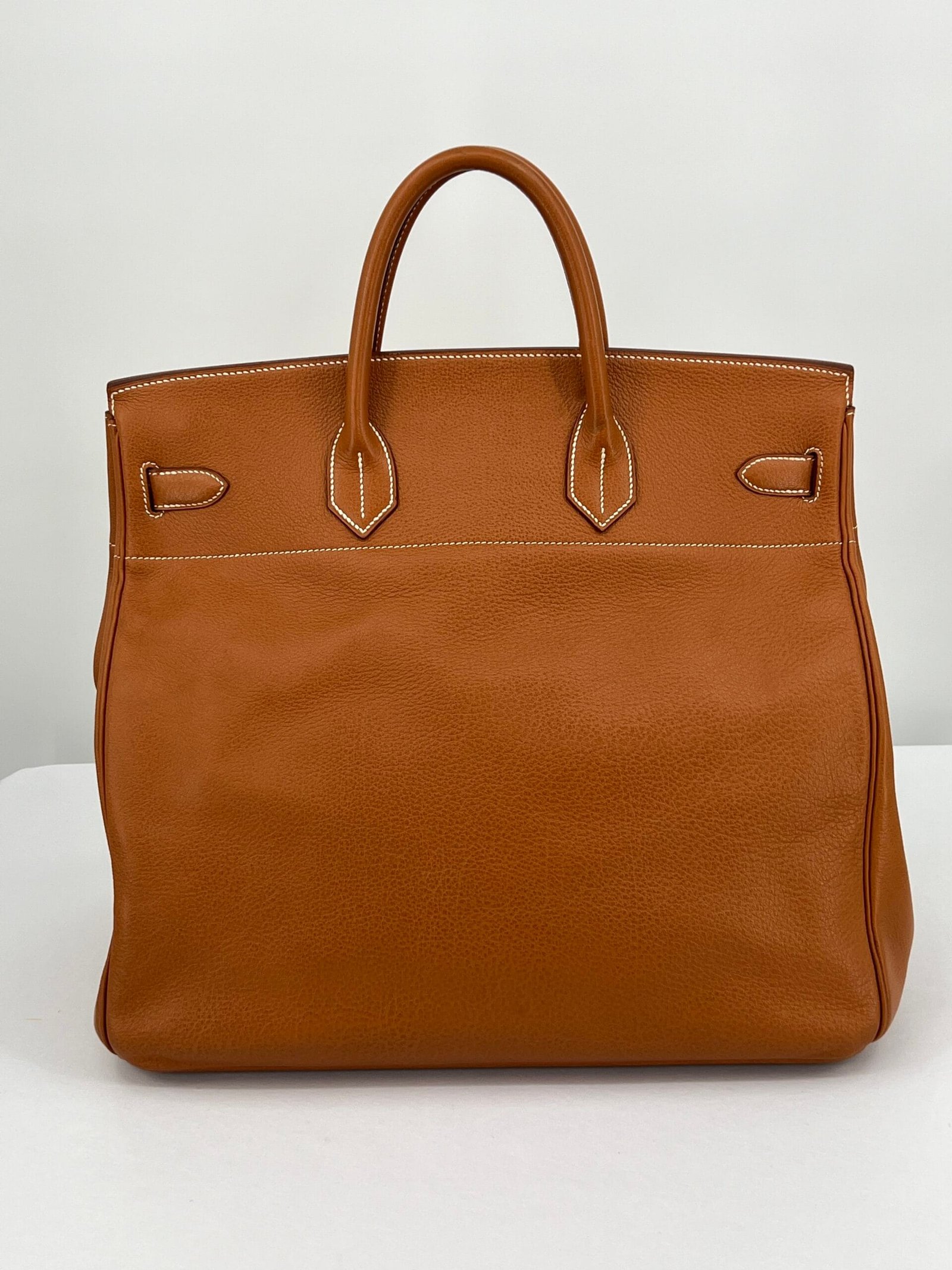 Vintage Hermes Hac Bag Hermès HAC 45 Natural Ardennes Leather