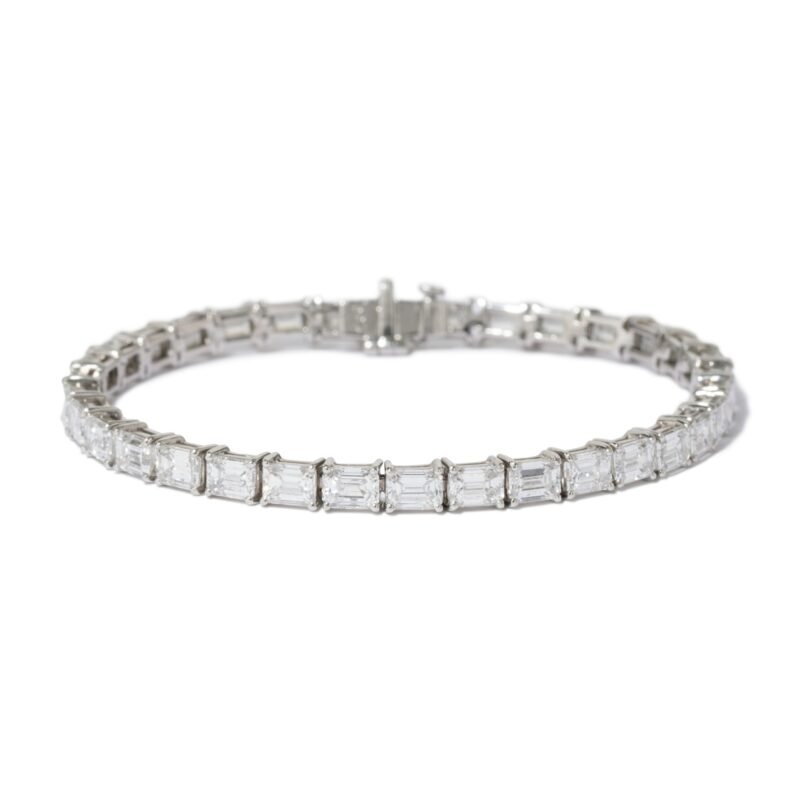 18K White Gold Diamond Bracelet