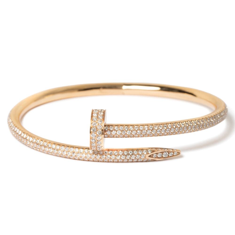 Cartier 18K Rose Gold Diamond Bracelet