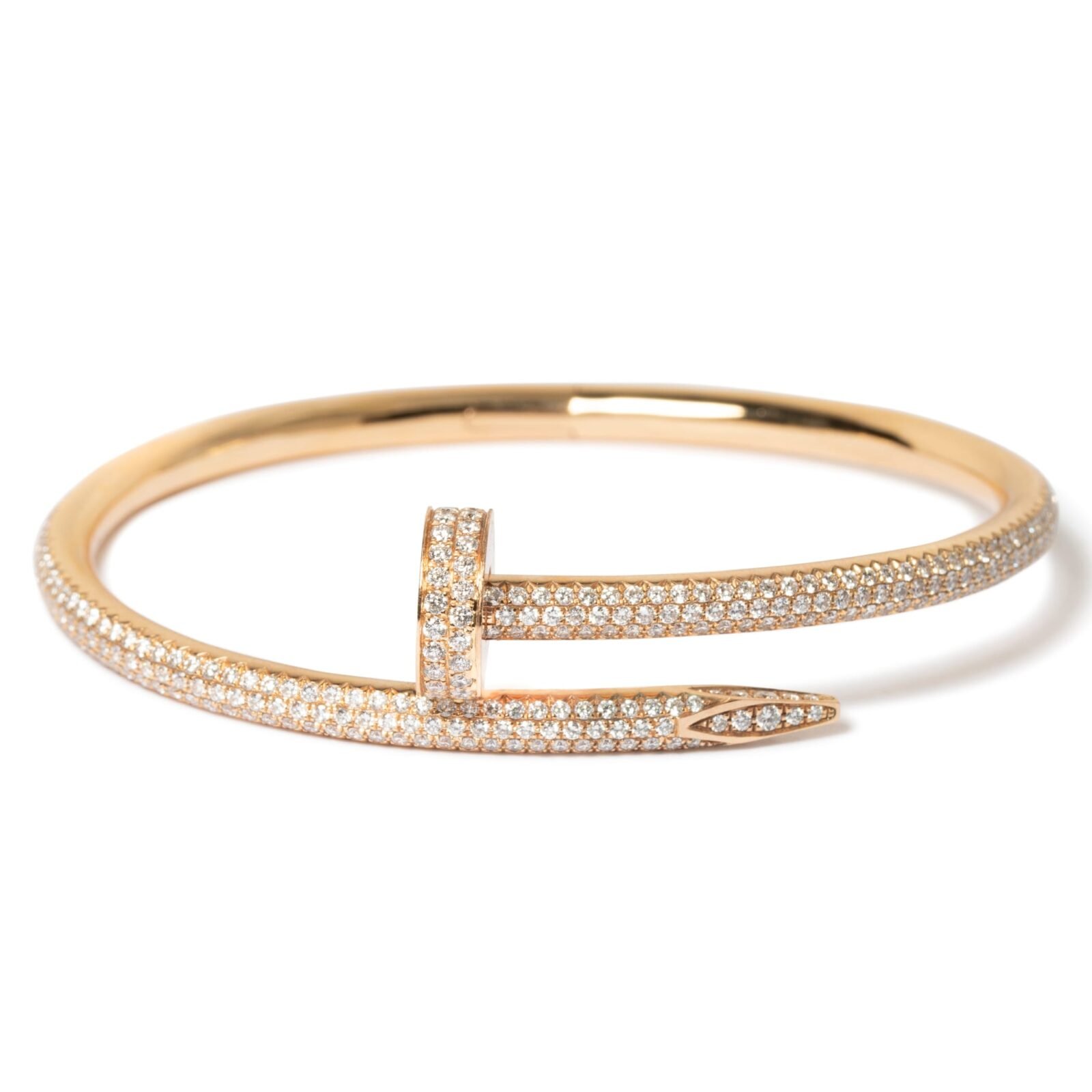 Cartier 18K Rose Gold Diamond Bracelet