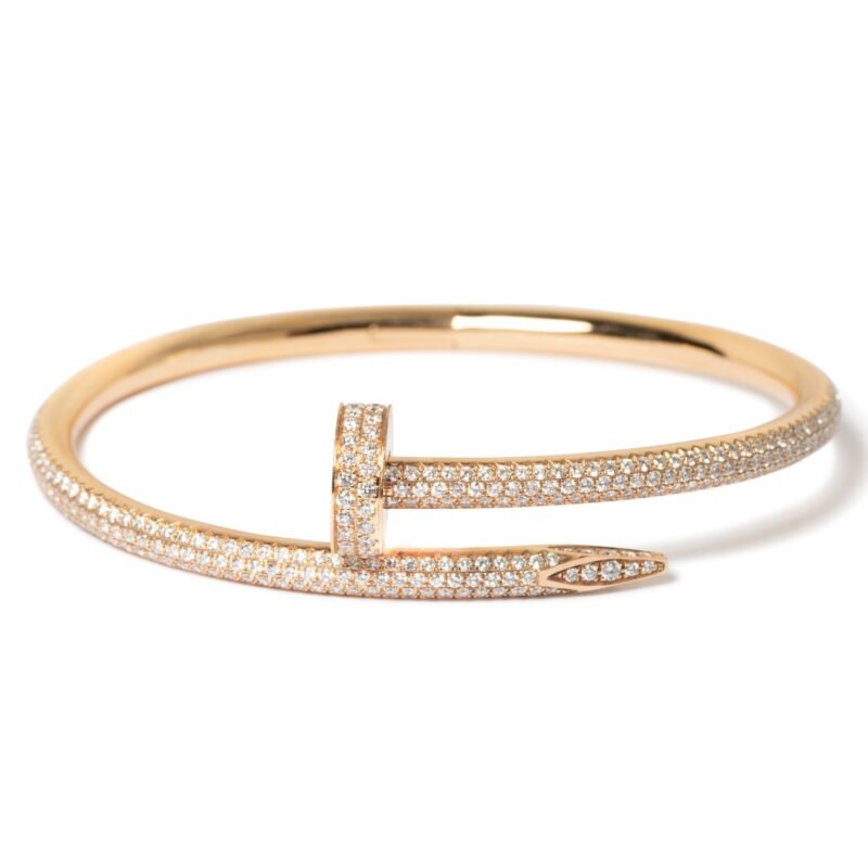 Cartier 18K Rose Gold Diamond Bracelet