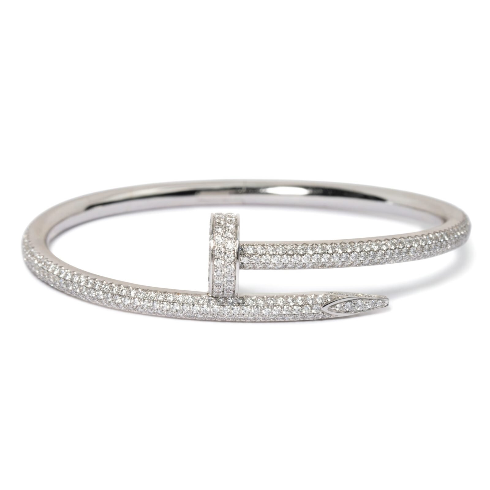 Cartier 18K White Gold Diamond Bracelet
