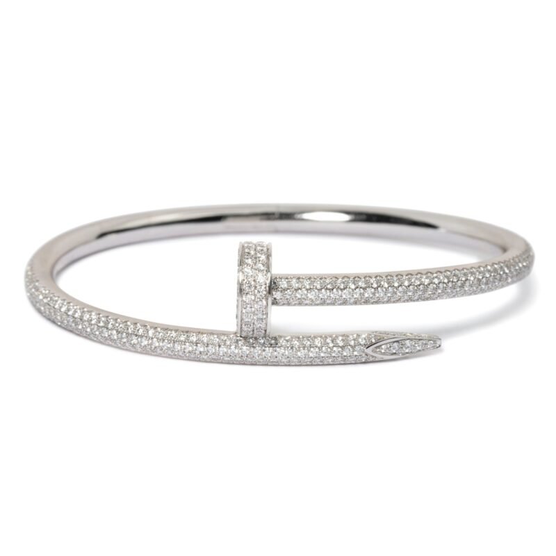 Cartier 18K White Gold Diamond Bracelet
