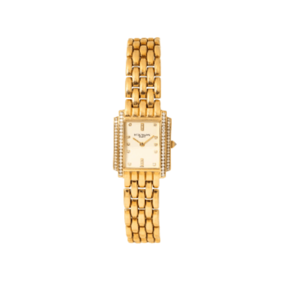 Patek Philippe 18K Yellow Gold Diamond Watch