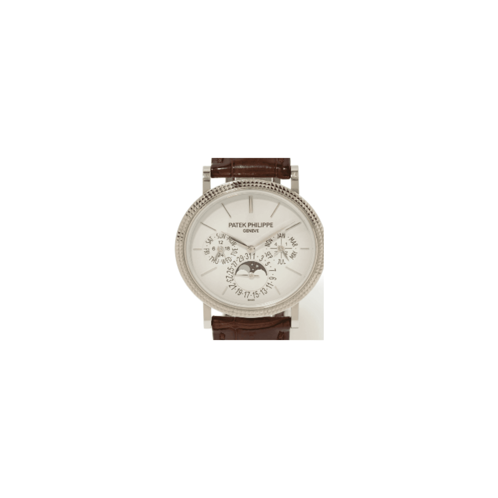 Patek Philippe 18K White Gold Automatic Movement Watch
