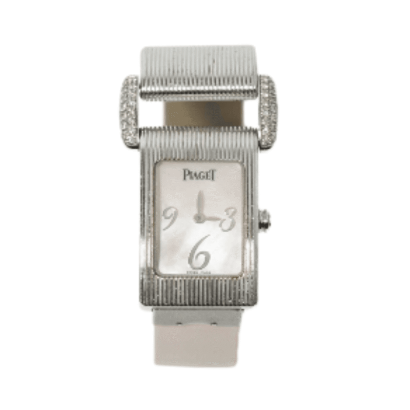 Piaget Platinum & 18K White Gold Diamond & Mother-of-Pearl Watch