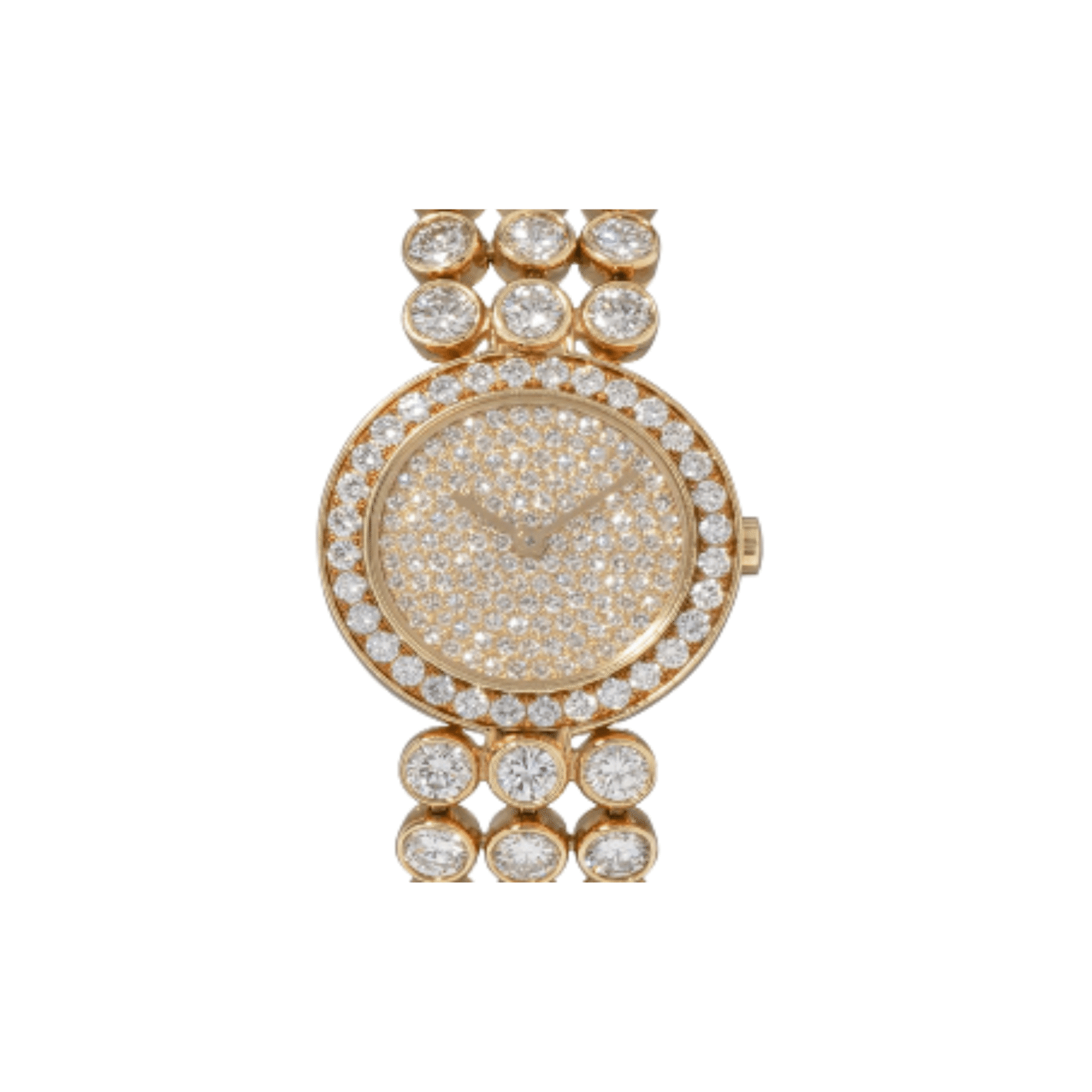Harry Winston 18K Yellow Gold Diamond Watch