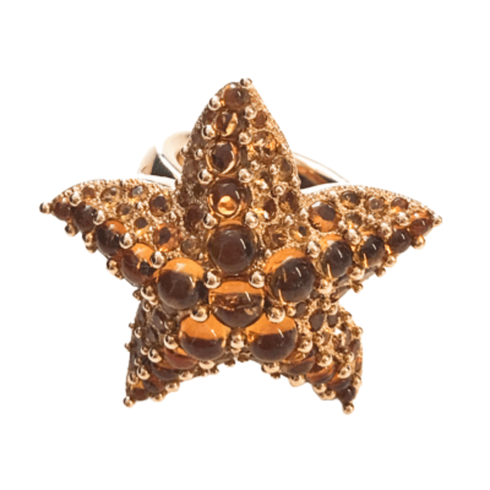 Pomellato 18K Rose Gold Citrine Ring
