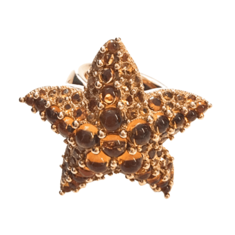 Pomellato 18K Rose Gold Citrine Ring