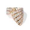 Fawaz Gruosi 18K Rose Gold Diamond Ring