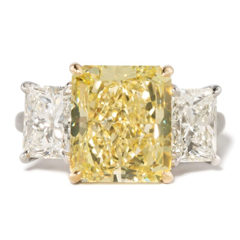 Platinum & 18K Yellow Gold Diamond Ring