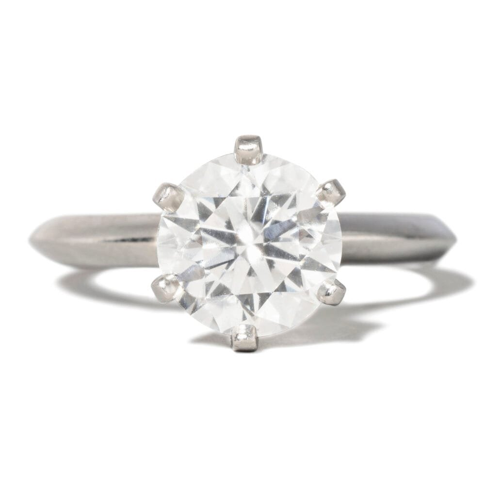 Tiffany & Co. PT950 Platinum Diamond Ring