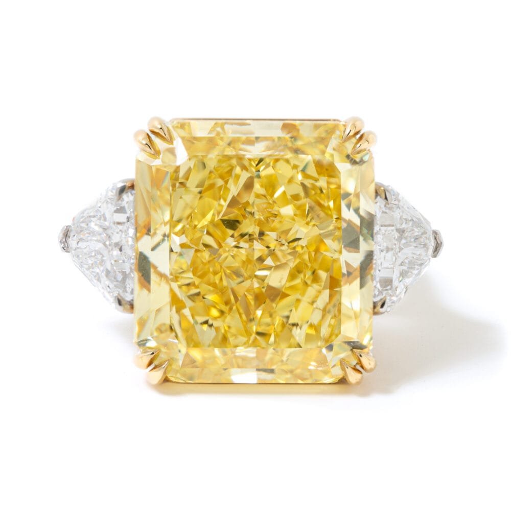 Platinum & 18K Yellow Gold Diamond Ring