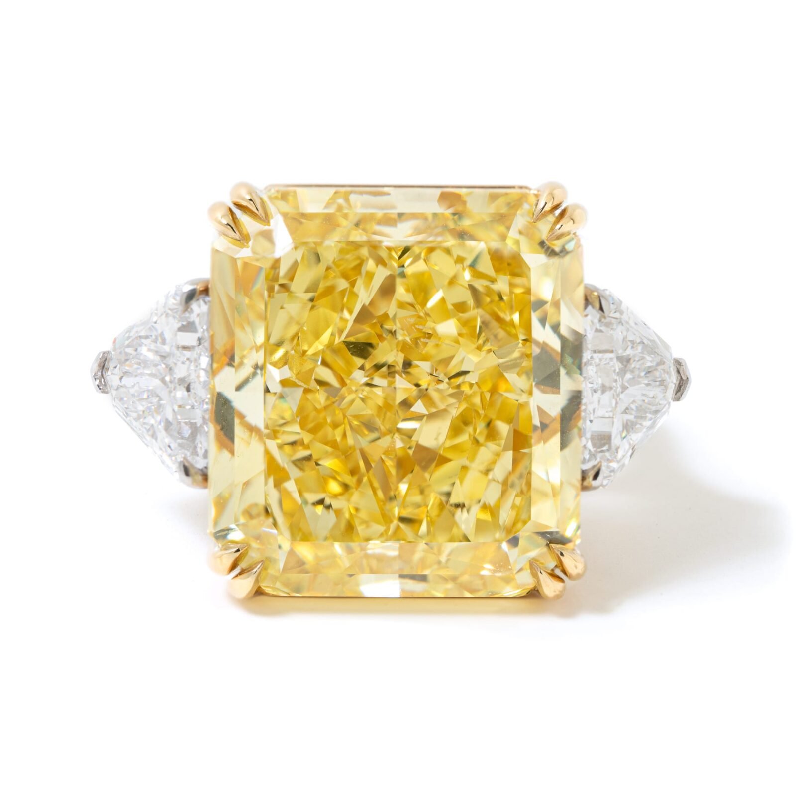 Platinum & 18K Yellow Gold Diamond Ring