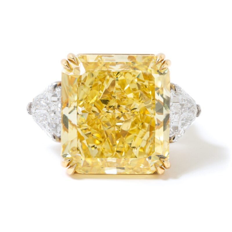 Platinum & 18K Yellow Gold Diamond Ring