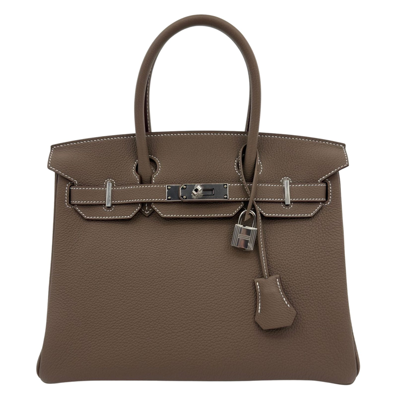 Hermès Birkin 30 Étoupe Togo Palladium Hardware